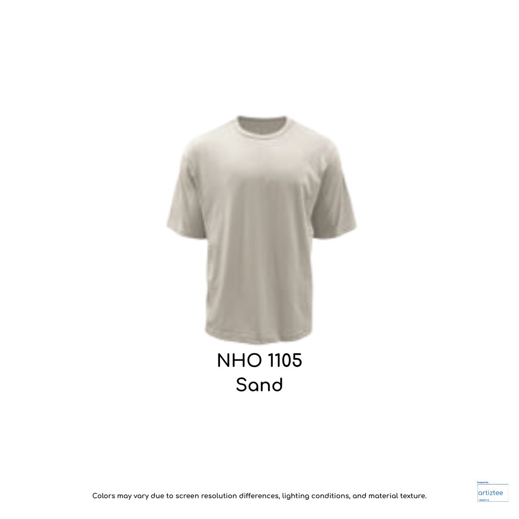 Oversized T-Shirt Dynamite Crew Neck Unisex Sand | NHO1105