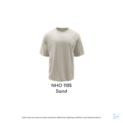 Oversized T-Shirt Dynamite Crew Neck Unisex Sand | NHO1105