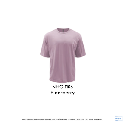 Oversized T-Shirt Dynamite Crew Neck Unisex Elderberry | NHO1106