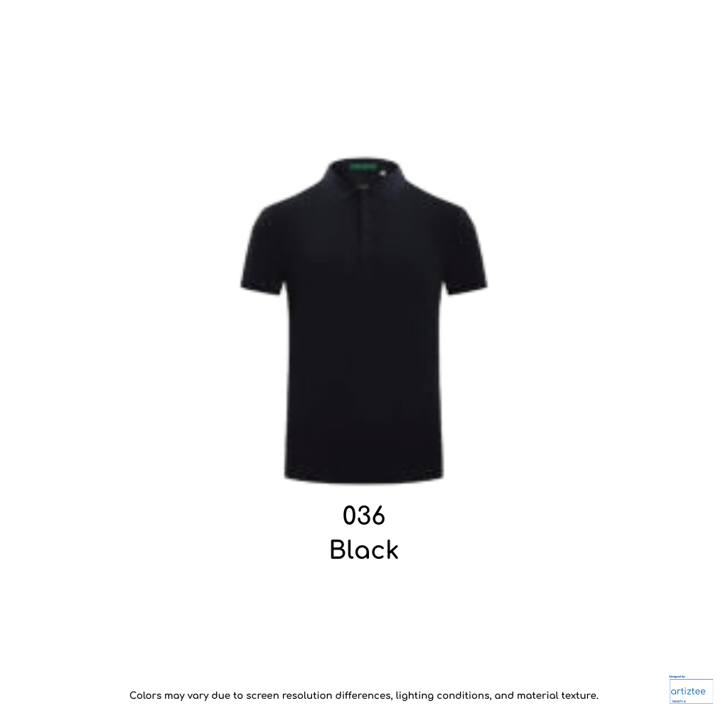 Polo - Unisex Lumin 200gsm | Black | NHP95650 | 036