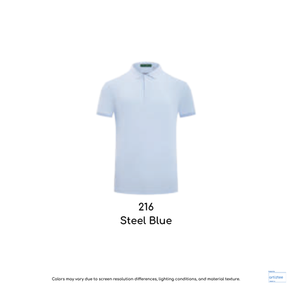 Polo - Unisex Lumin 200gsm | Steel Blue | NHP95650 | 216