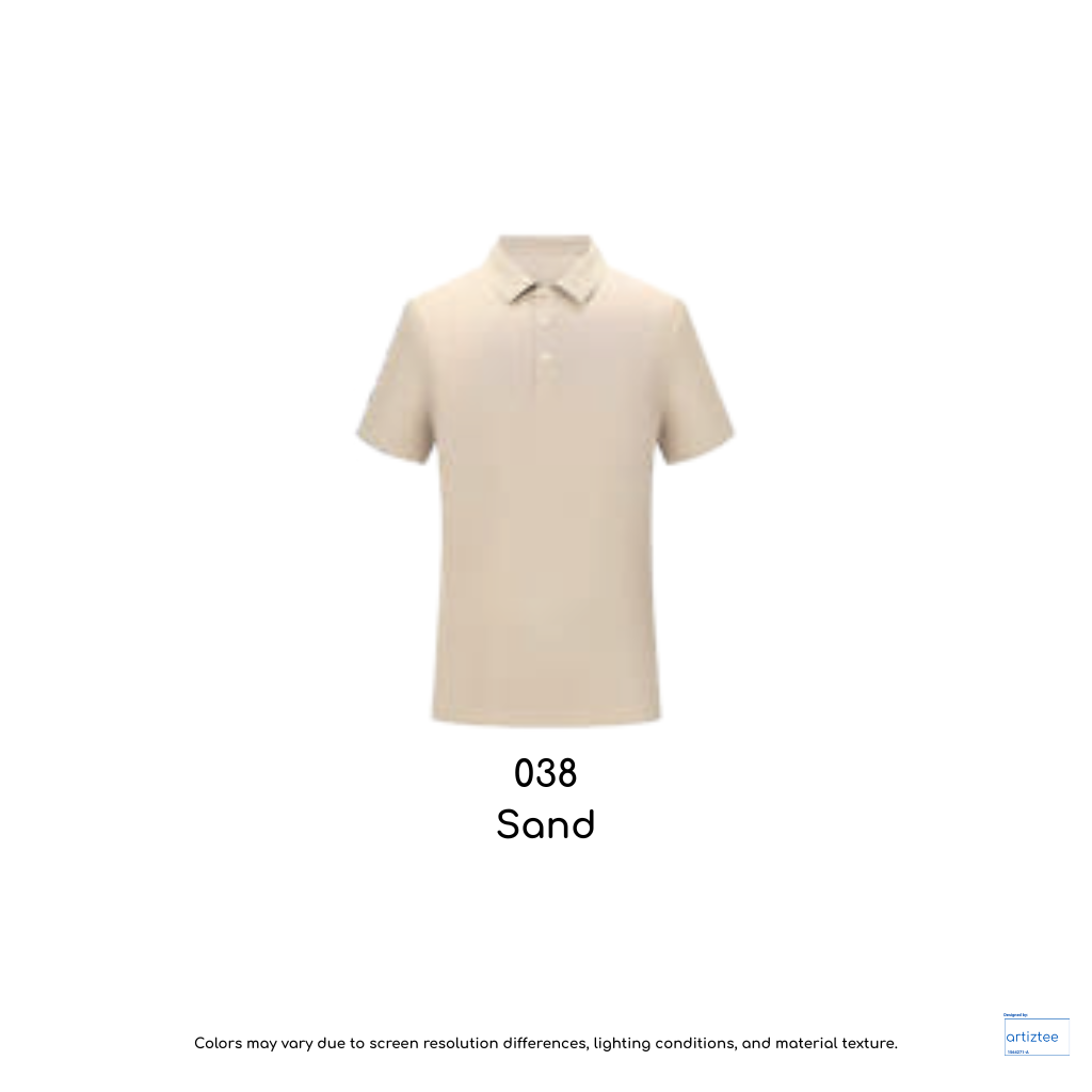 Polo Noble Unisex 165gsm NHP98990 038 Sand
