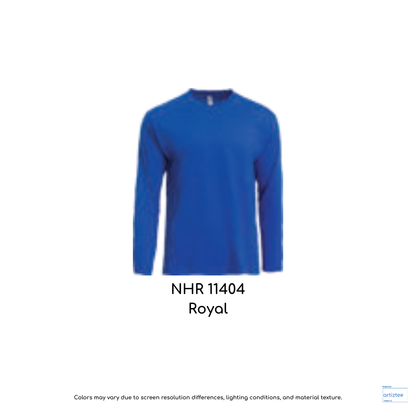 T-Shirt Long Sleeve Unisex 160gsm Royal NHR11404