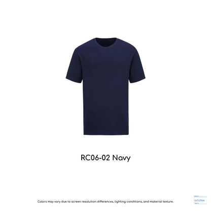 T-Shirt - Superb Cotton RC06-02 Navy | Unisex 220gsm | Artiztee