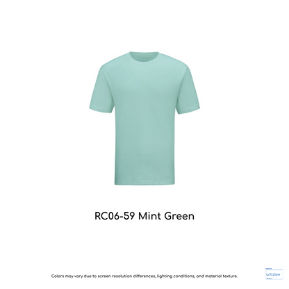 T-Shirt - Superb Cotton RC06-59 Mint Green | Unisex 220gsm | Artiztee