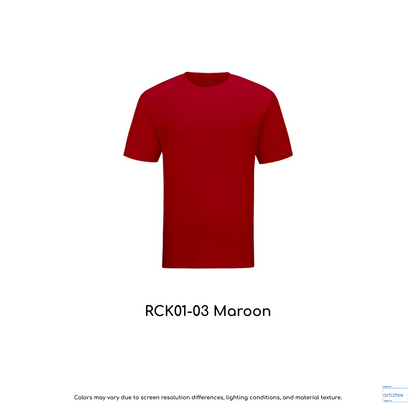 Kid T-Shirt - Combed Cotton RCK01-04 Maroon | Unisex 160gsm | Artiztee
