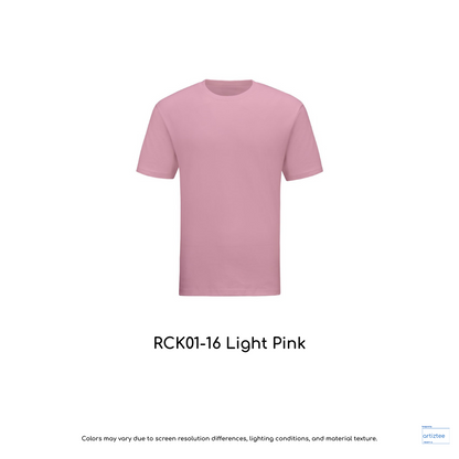 Kid T-Shirt - Combed Cotton RCK01-16 Light Pink | Unisex 160gsm | Artiztee