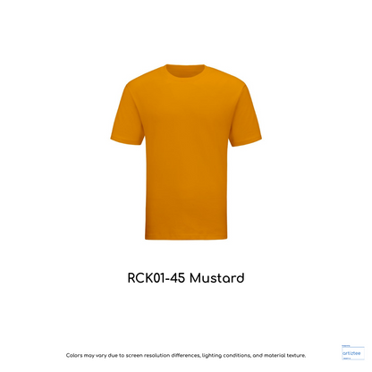 Kid T-Shirt - Combed Cotton RCK01-45 Mustard | Unisex 160gsm | Artiztee
