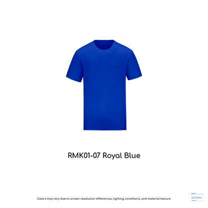 Kid T-Shirt - Microfiber RMK01-07 Royal Blue | Unisex 160gsm | Artiztee