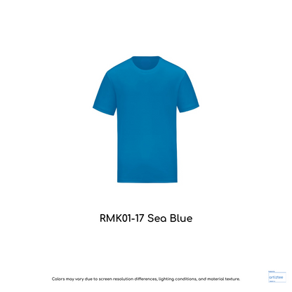 Kid T-Shirt - Microfiber RMK01-17 Sea Blue | Unisex 160gsm | Artiztee
