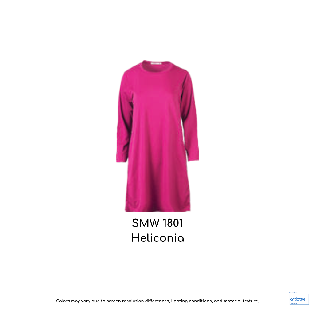 SMW1801 Obadiah Muslimah 160gsm Heliconia