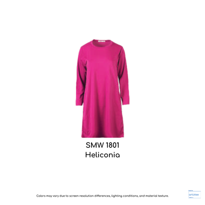 SMW1801 Obadiah Muslimah 160gsm Heliconia