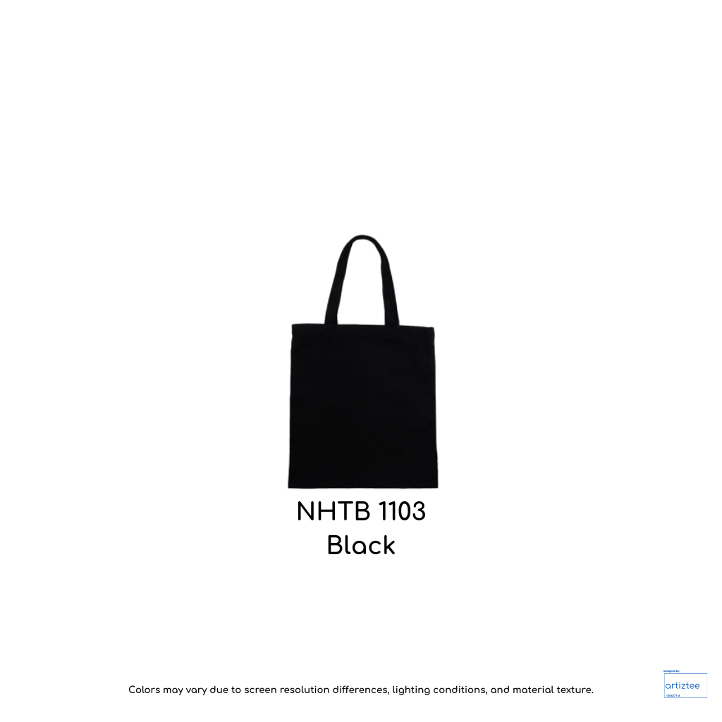 Tote Bag Emyrs Canvas NHTB1103 Black