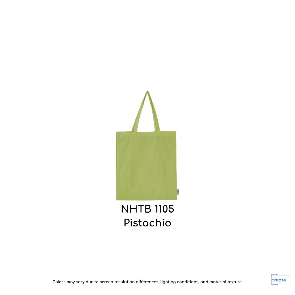 Tote Bag Emyrs Canvas NHTB1105 Pistachio
