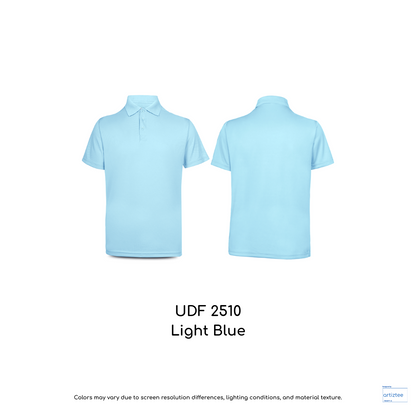 Kid Polo Shirt Quick Dry - Unisex | Light Blue | UDF2510 | Artiztee