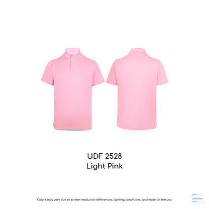 Kid Polo Shirt Quick Dry - Unisex | Light Pink | UDF2528 | Artiztee