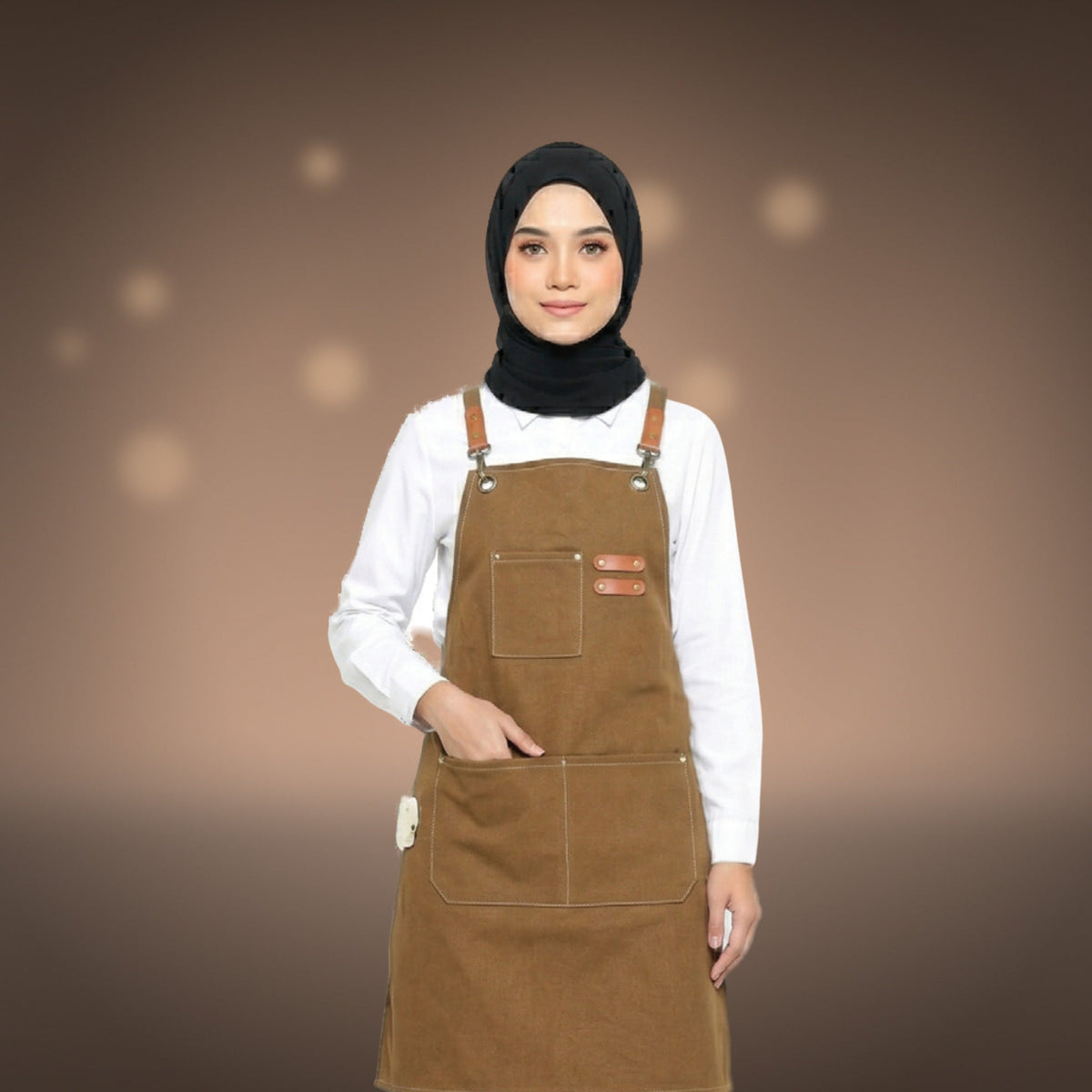 Apron - Canvas | AC-001 | Unisex | Model | Artiztee