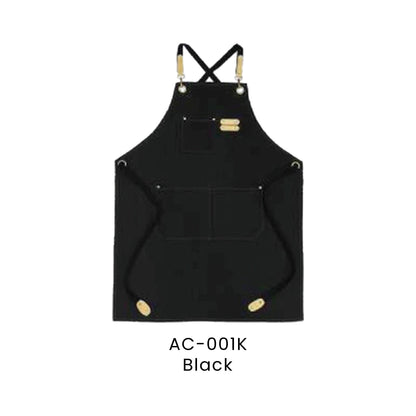 Apron - Canvas | AC-001 | Black | AC-001K | Artiztee