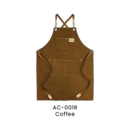 Apron - Canvas | AC-001 | Coffee | AC-001R | Artiztee