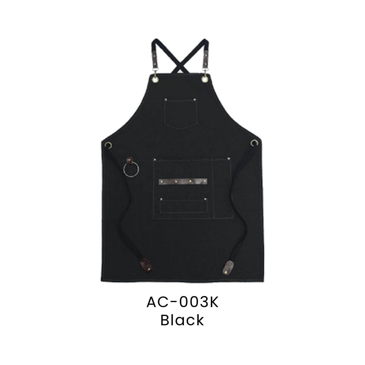 Apron - Canvas | AC-003 | Black | AC-003K | Artiztee