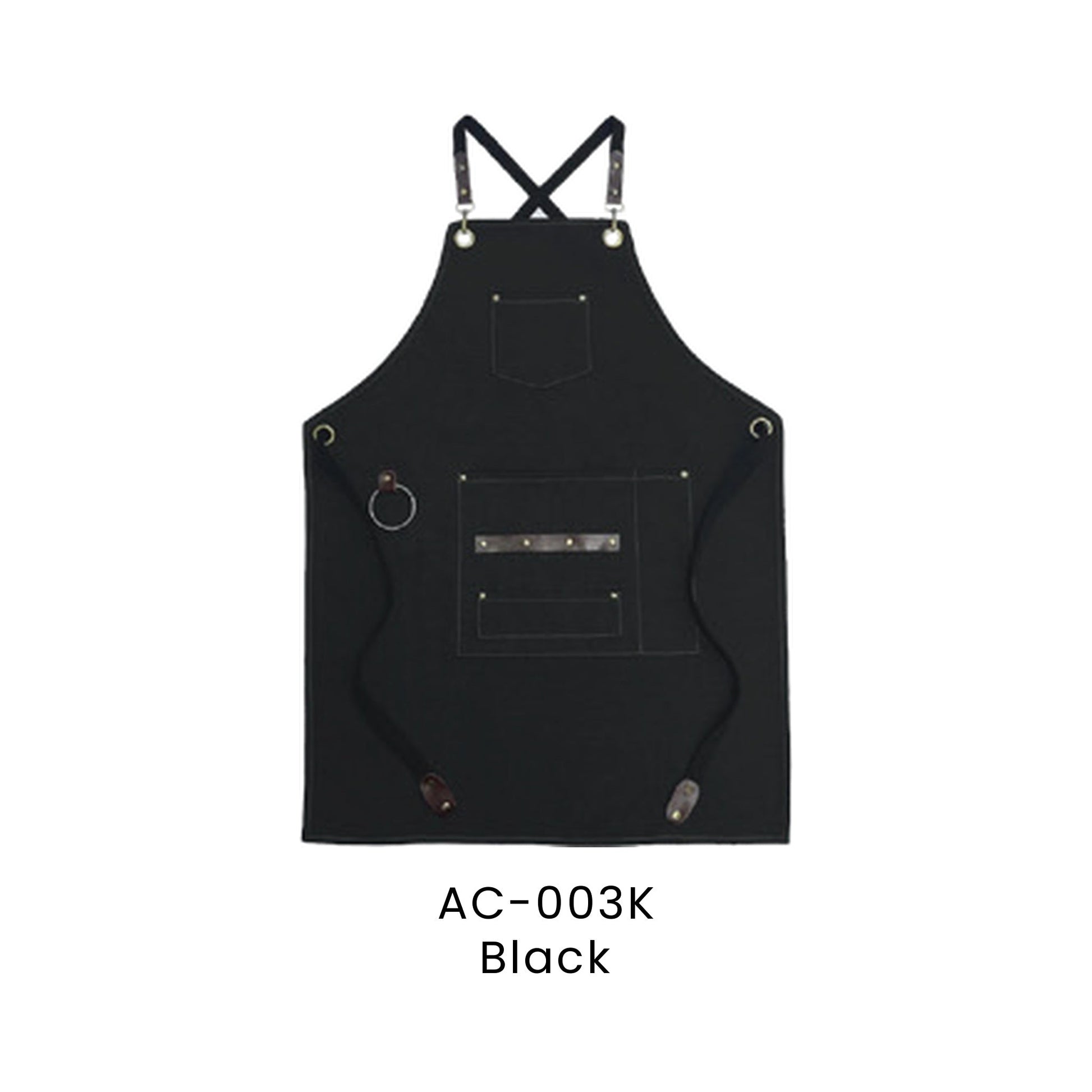 Apron - Canvas | AC-003 | Black | AC-003K | Artiztee