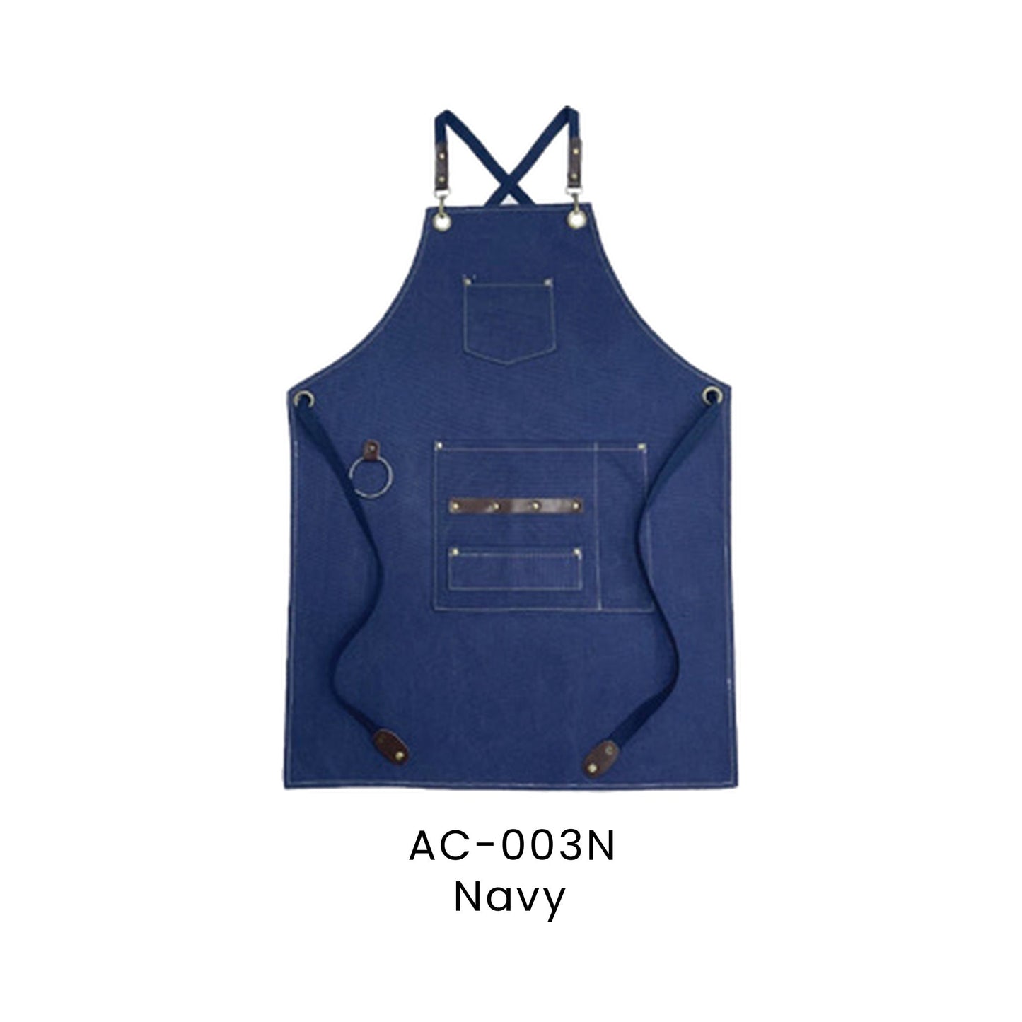 Apron - Canvas | AC-003 | Navy | AC-003N | Artiztee