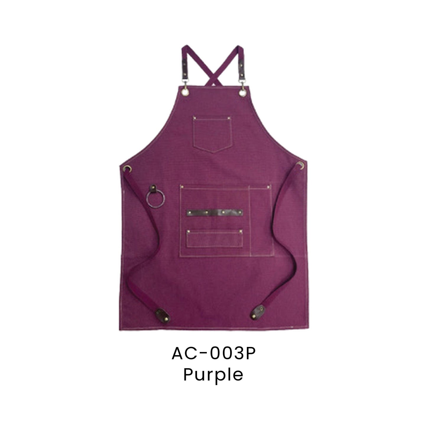 Apron - Canvas | AC-003 | Purple | AC-003P | Artiztee
