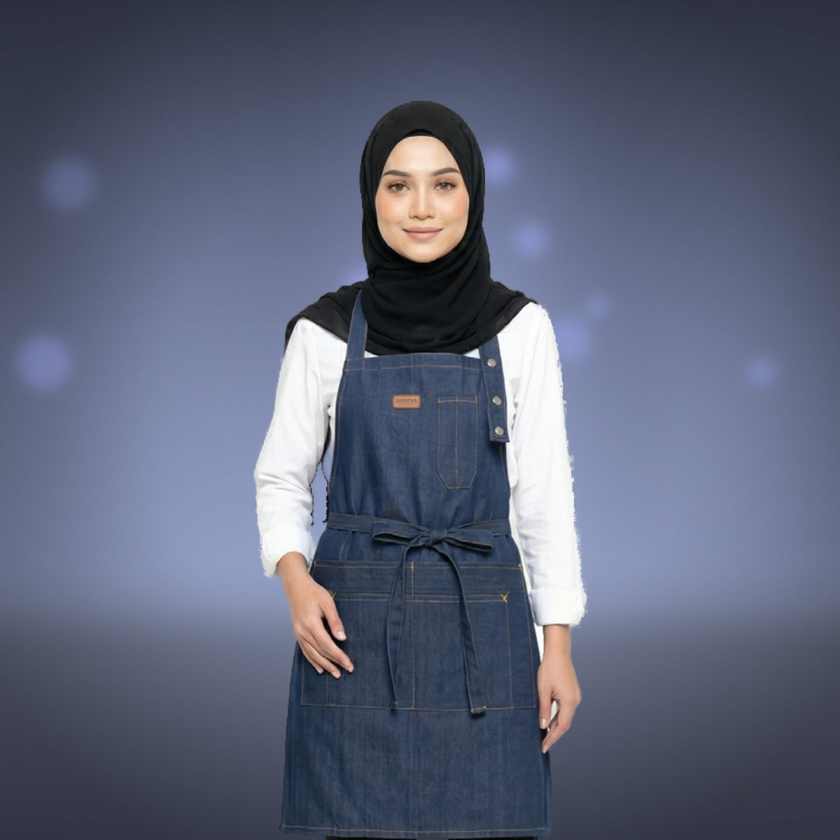 Apron - Denim | AD-002 | Unisex | Model | Artiztee