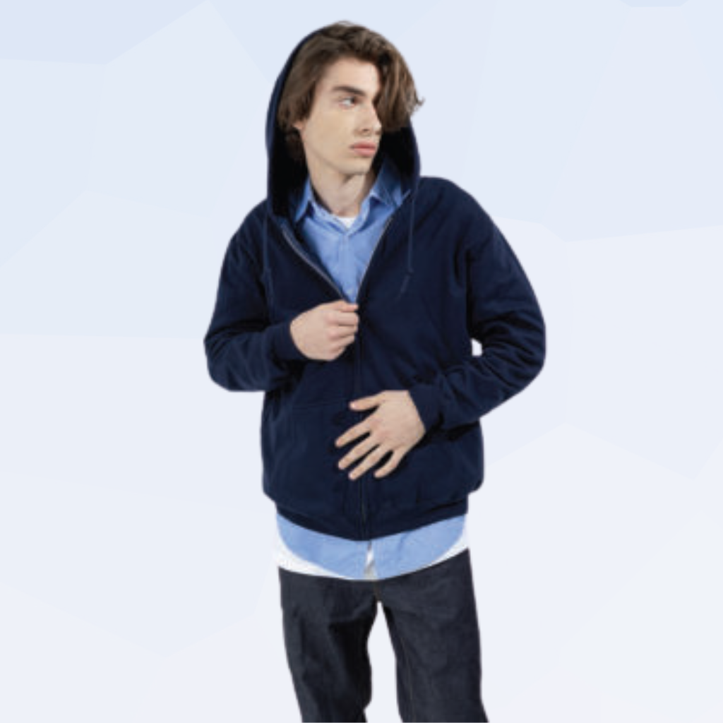 Adult Full Zip Hooded Sweatshirt Unisex 285gsm 88600 Artiztee