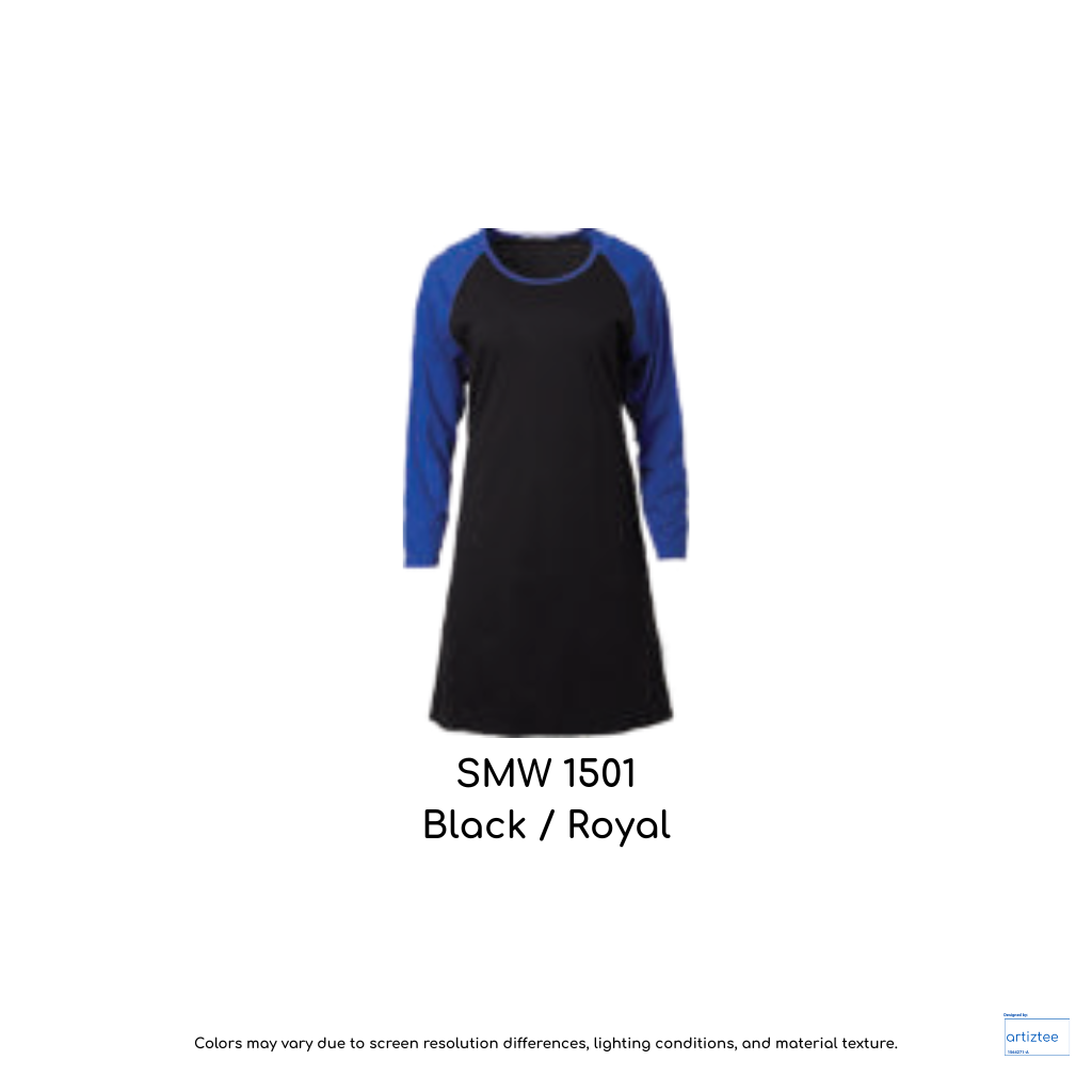 Ammara Muslimah 180gsm SMW1501 Black Royal