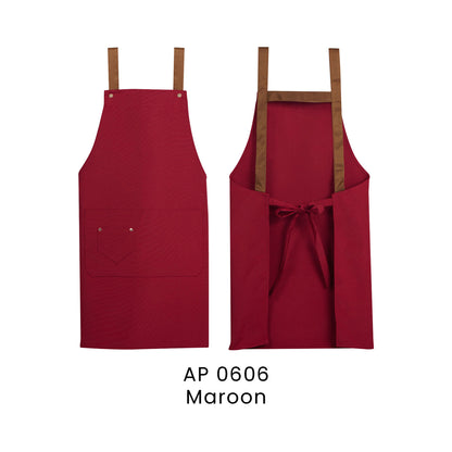 AP 0606 Maroon - AP06 apron