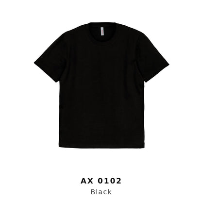 AX0102 Black CVC t-shirt 170gsm unisex short sleeve – custom logo printing & embroidery Malaysia