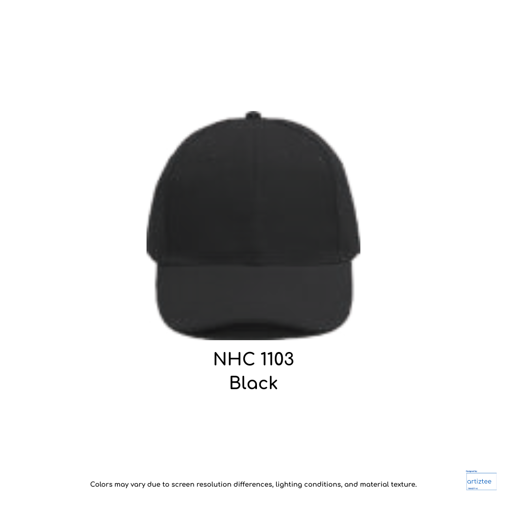 Baseball Cap NHC1103 Black
