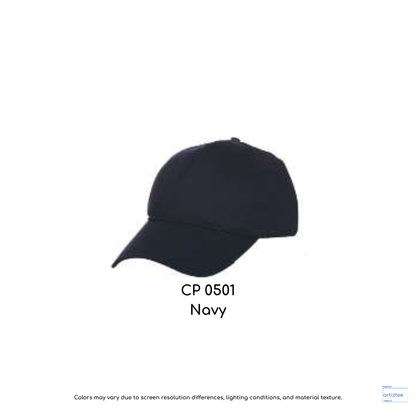 Baseball Cap - Polyester CP05 | Artiztee | CP0501 Navy