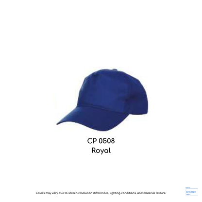 Baseball Cap - Polyester CP05 | Artiztee | CP0508 Royal