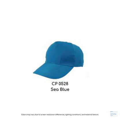 Baseball Cap - Polyester CP05 | Artiztee | CP0528 Sea Blue