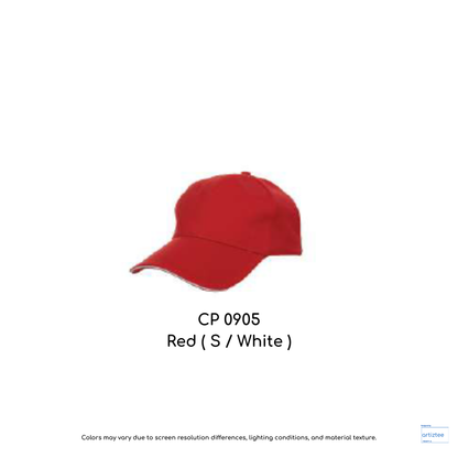 Baseball Cap - Polyester CP09 | Artiztee | CP0905 Red