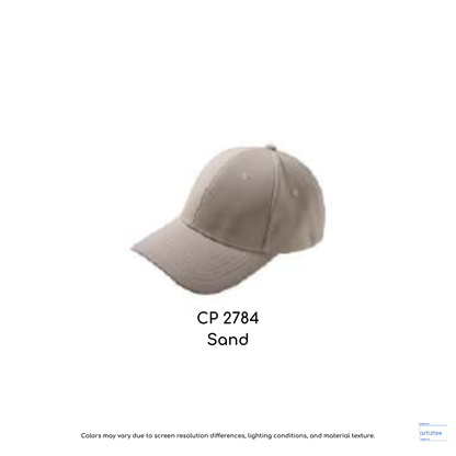 Baseball Cap - Polyester CP27 | Artiztee | CP2784 Sand