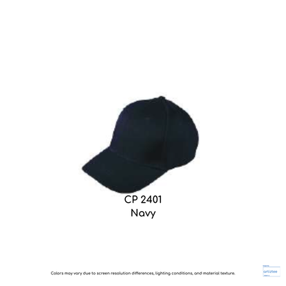 Baseball Cap - Polyester Kids CP24 | Artiztee | CP2401 Navy