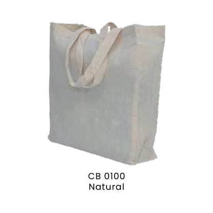 Canvas Bags - 5oz Natural Cotton Canvas Bags | CB01 | Natural | CB0100 | Artiztee