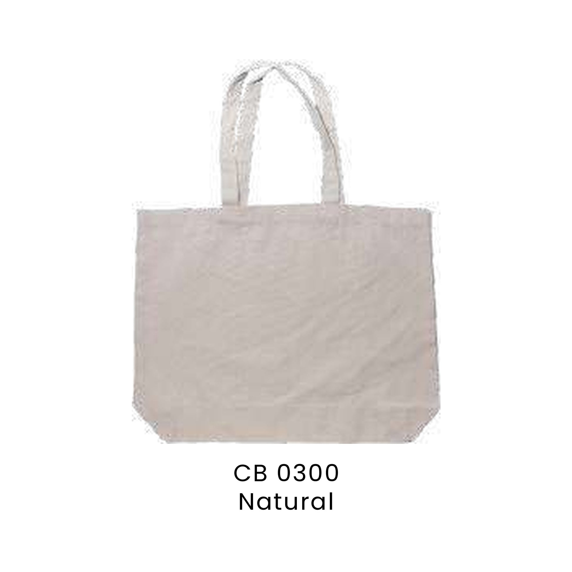 Canvas Bags - 8oz Natural Cotton Canvas Bags | CB03 | Natural | CB0300 | Artiztee