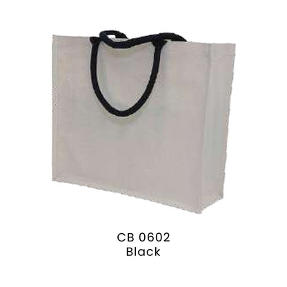 Canvas Bags - Laminated Canvas Bags | CB06 | Black | CB0602 | Artiztee