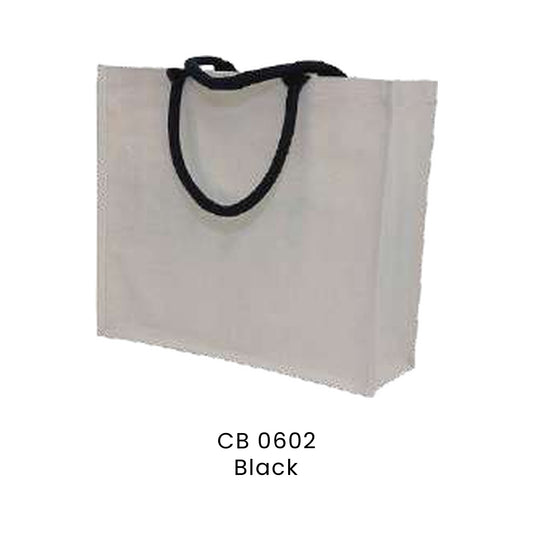 Canvas Bags - Laminated Canvas Bags | CB06 | Black | CB0602 | Artiztee