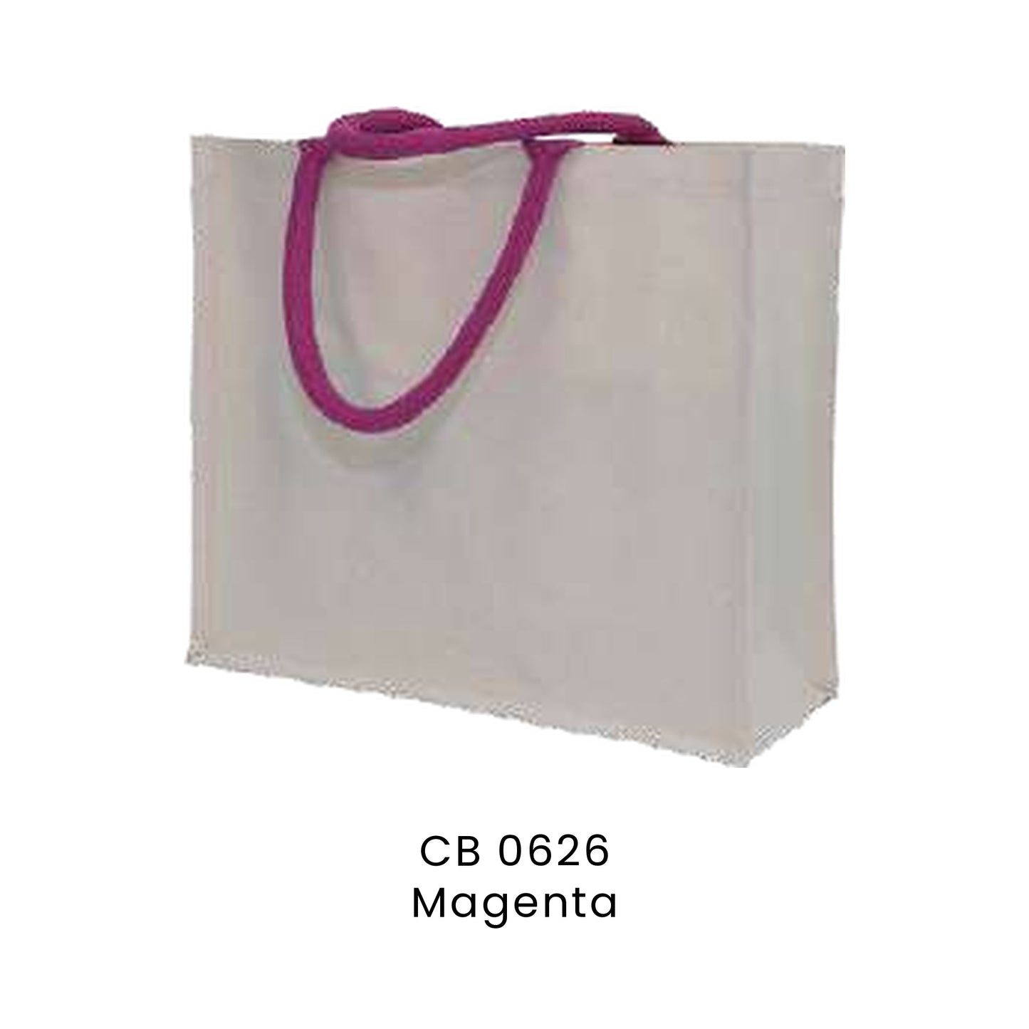 Canvas Bags - Laminated Canvas Bags | CB06 | Magenta | CB0626 | Artiztee