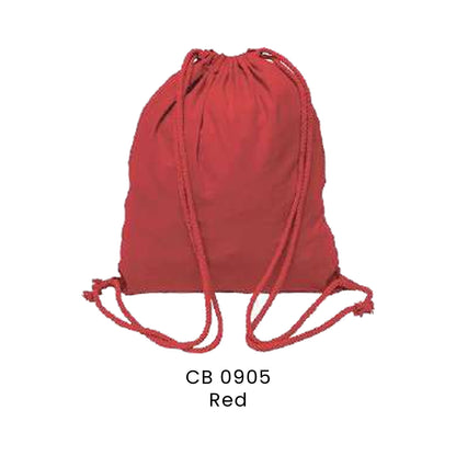 Canvas Bags - 5oz Natural Cotton Sling Canvas Bags | CB09 | Red | CB0905 | Artiztee