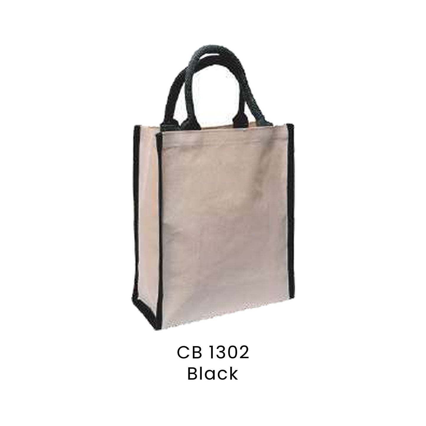 Canvas Bags - Laminated Canvas Bags | CB13 | Black | CB1302 | Artiztee