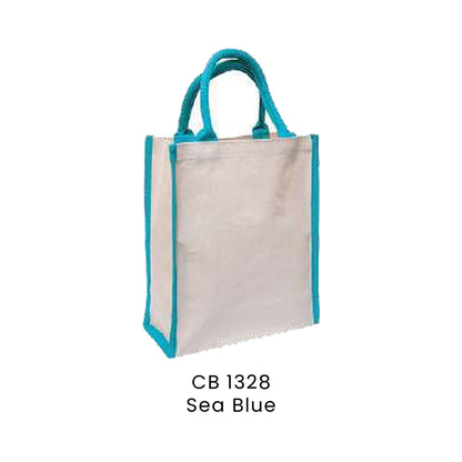 Canvas Bags - Laminated Canvas Bags | CB13 | Sea Blue | CB1328 | Artiztee