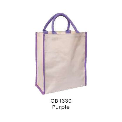 Canvas Bags - Laminated Canvas Bags | CB13 | Purple | CB1330 | Artiztee