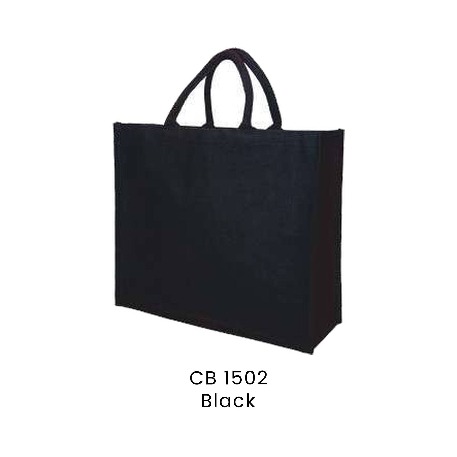 Canvas Bags - 10oz Natural Cotton Canvas Bags | CB15 | Black | CB1502 | Artiztee
