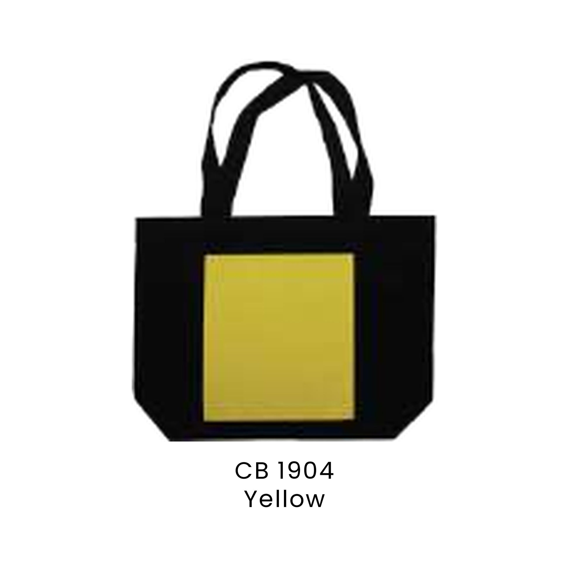 Canvas Bags - 12oz Natural Cotton Canvas Bags | CB19 | Yellow | CB1904 | Artiztee